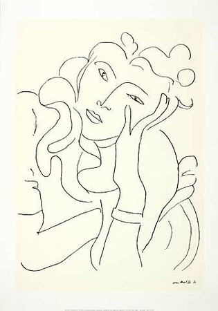 La Fleur, C.1937 by Henri Matisse Pricing Limited Edition Print image