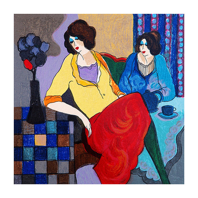 Sisters by Itzchak Tarkay Pricing Limited Edition Print image