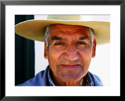 Portrait Of Old Guacho (Cowboy), Cachi, Argentina by Michael Taylor Pricing Limited Edition Print image