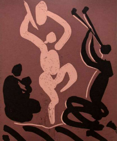Lc - Mère Danseur Et Musicien by Pablo Picasso Pricing Limited Edition Print image