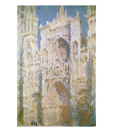Rouen Cathedral, West Facade, Sunlight, 1894 by Claude Monet Pricing Limited Edition Print image