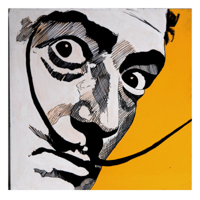 Salvador Dali by Steve Kaufman Pricing Limited Edition Print image