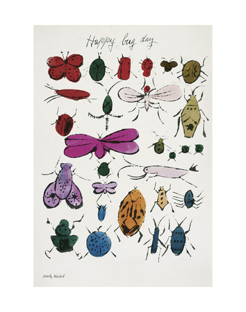 Happy Bug Day, 1954 by Andy Warhol Pricing Limited Edition Print image