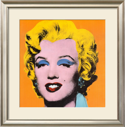 Marilyn Monroe, Orange On White by Andy Warhol Pricing Limited Edition Print image