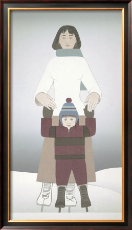 The Skaters by Will Barnet Pricing Limited Edition Print image