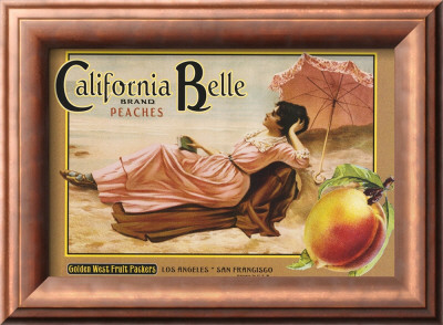 Crate Label Peaches by Kerne Erickson Pricing Limited Edition Print image
