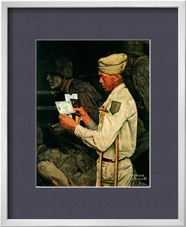War Bond, July 1,1944 by Norman Rockwell Pricing Limited Edition Print image