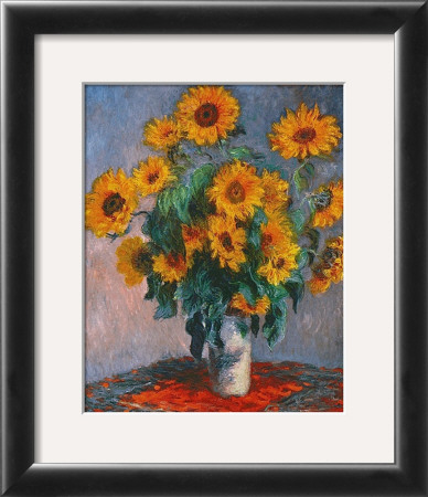 Vase Of Sunflowers by Claude Monet Pricing Limited Edition Print image