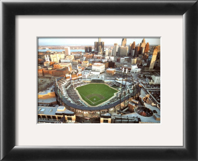 Detroit - First Night Game At Comerica Park by Mike Smith Pricing Limited Edition Print image