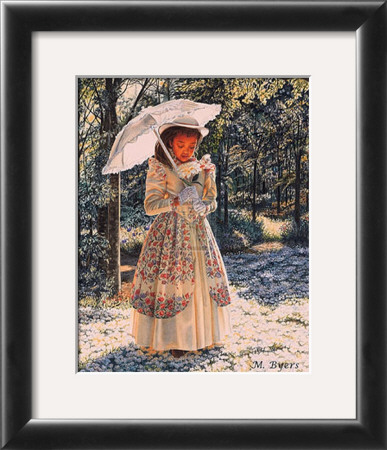Girl With Parasol by Melinda Byers Pricing Limited Edition Print image