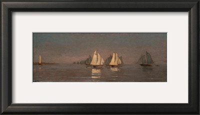 Gloucester, Mackerel Fleet At Dawn, C.1884 by Winslow Homer Pricing Limited Edition Print image