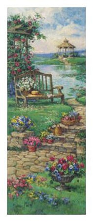 Gazebo Garden by Barbara Mock Pricing Limited Edition Print image