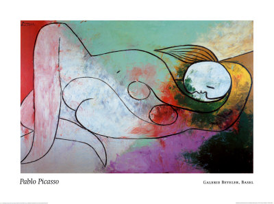 Femme Couchee A La Meche Blonde, C.1932 by Pablo Picasso Pricing Limited Edition Print image