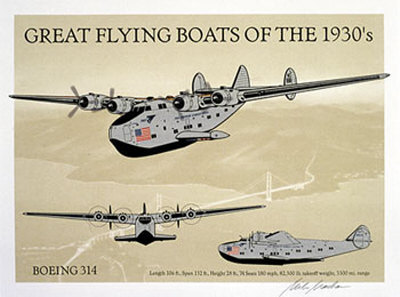 Boeing 314 by Mike Machat Pricing Limited Edition Print image