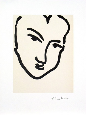 Nadia Au Visage Penche, Femme I by Henri Matisse Pricing Limited Edition Print image