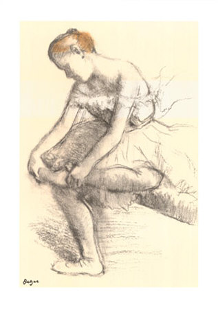 Dancer Seated by Edgar Degas Pricing Limited Edition Print image