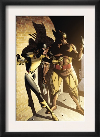 Wolverine: First Class #11 Cover: Wolverine And Shadowcat by David Williams Pricing Limited Edition Print image