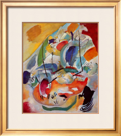 Improvisation 31 (Sea Battle) 1913 by Wassily Kandinsky Pricing Limited Edition Print image