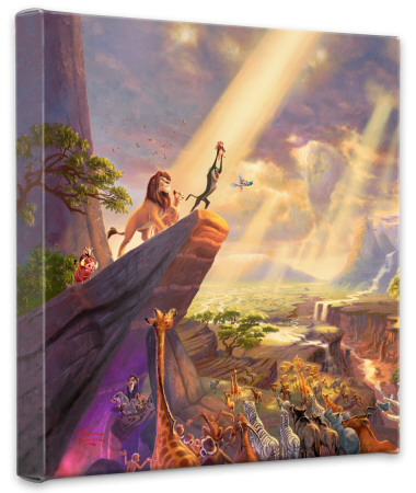 The Lion King (Wrapped Canvas by Thomas Kinkade Pricing Limited Edition Print image