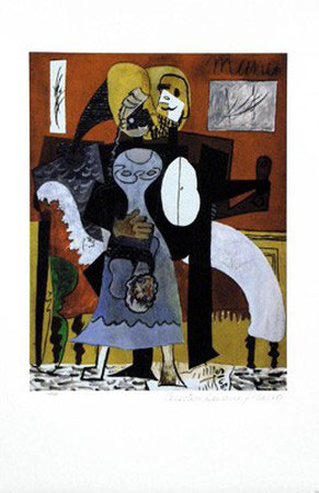 Dancing Couple by Pablo Picasso Pricing Limited Edition Print image