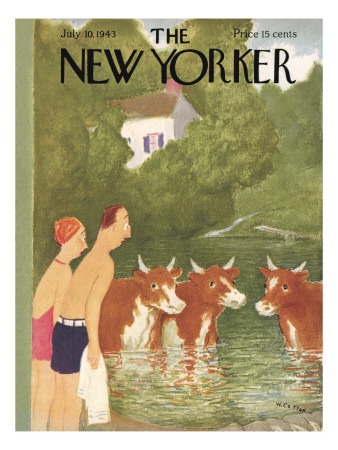 The New Yorker Cover - July 10, 1943 by William Cotton Pricing Limited Edition Print image