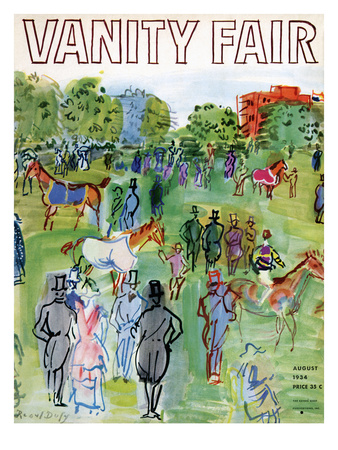 Vanity Fair Cover - August 1934 by Raoul Dufy Pricing Limited Edition Print image