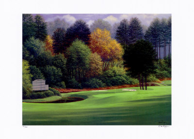 Augusta, 11Th Hole by Brent Hayes Pricing Limited Edition Print image