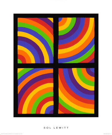 Color Arcs In Four Directions, C.1999 by Sol Lewitt Pricing Limited Edition Print image