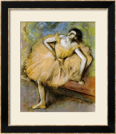 Danseuse Assise, Circa 1894 by Edgar Degas Pricing Limited Edition Print image