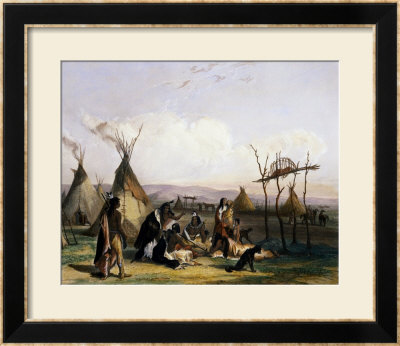 Pachtuwa-Chta, An Arrikkara Warrior by Karl Bodmer Pricing Limited Edition Print image