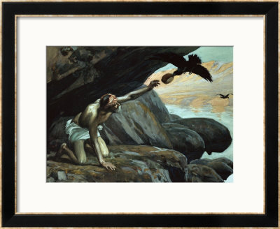 Elijah Fed By The Ravens by James Tissot Pricing Limited Edition Print image