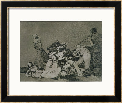 And They Are Like Wild Beasts, Plate 5 Of The Disasters Of War, 1810-14, Published 1863 by Francisco De Goya Pricing Limited Edition Print image