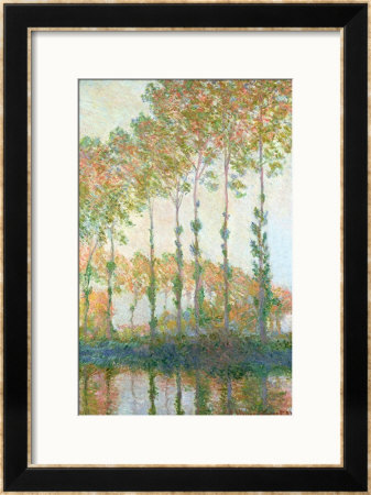 Poplars On The Banks Of The Epte, Autumn, 1891 by Claude Monet Pricing Limited Edition Print image