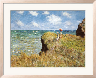 Cliff Walk At Pourville by Claude Monet Pricing Limited Edition Print image