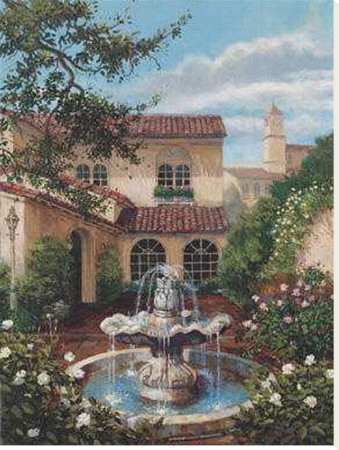 Courtyard Elegance by Nenad Mirkovich Pricing Limited Edition Print image