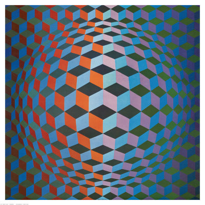 Squares by Victor Vasarely Pricing Limited Edition Print image
