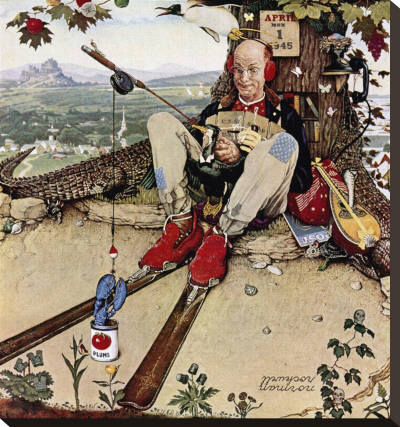 April Fool, C.1945 by Norman Rockwell Pricing Limited Edition Print image