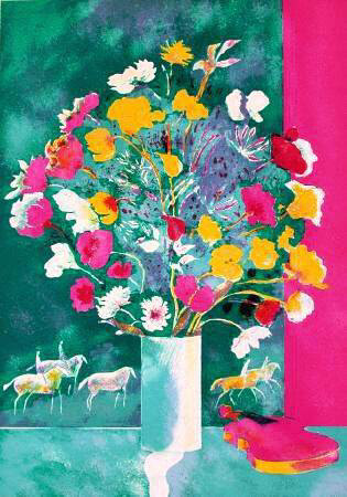 Bouquet De Juin by Paul Guiramand Pricing Limited Edition Print image
