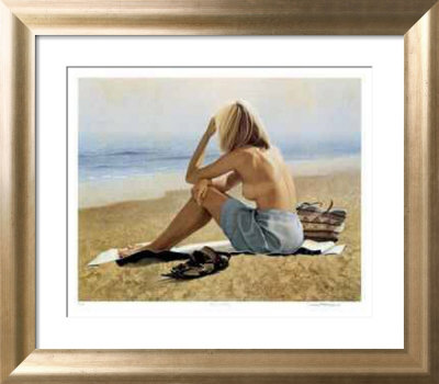 Girl On A Beach by Michael Thompson Pricing Limited Edition Print image