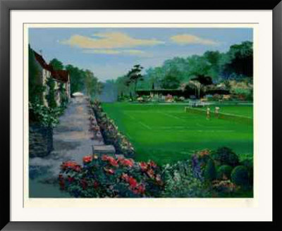 Lawn Tennis by Mark King Pricing Limited Edition Print image