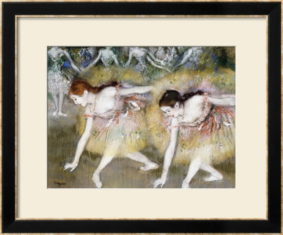 Dancers Bending Down by Edgar Degas Pricing Limited Edition Print image