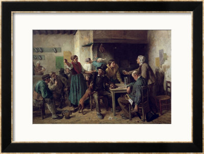 Wine Shop Monday, 1858 by Jules Breton Pricing Limited Edition Print image
