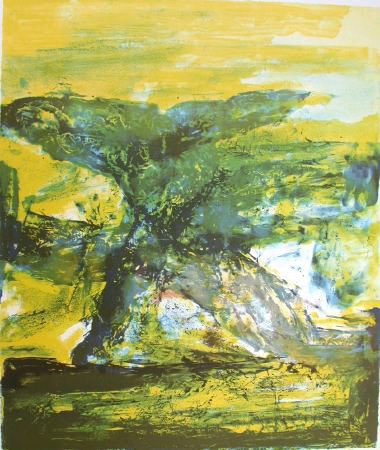 Composition 398 by Zao Wou-Ki Pricing Limited Edition Print image