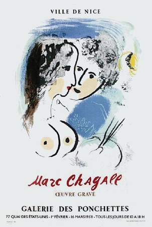 Af 1958 - Galerie Des Ponchettes by Marc Chagall Pricing Limited Edition Print image