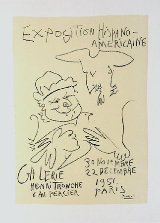 Af 1951 - Exposition Hispano-Américaine by Pablo Picasso Pricing Limited Edition Print image