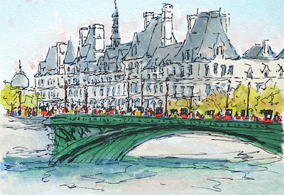 Paris, L'hôtel De Ville by Urbain Huchet Pricing Limited Edition Print image