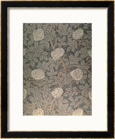 Rose-90 Wallpaper Design by William Morris Pricing Limited Edition Print image