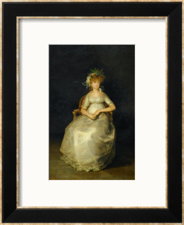 The Countess Of Chinchon, Donna Maria Teresa De Bourbon Y Vallabriga, 1800 by Francisco De Goya Pricing Limited Edition Print image