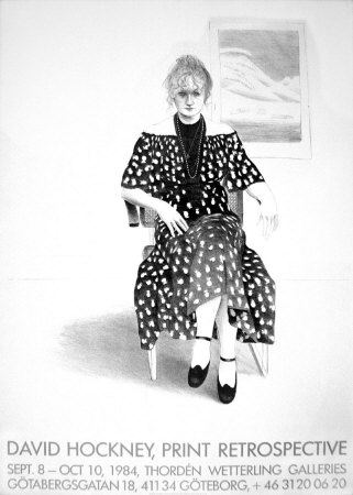Celia, 8365 Melrose Avenue-#63 by David Hockney Pricing Limited Edition Print image
