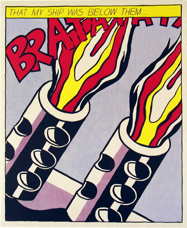 As I Opened Fire (Panel 3 Of 3) by Roy Lichtenstein Pricing Limited Edition Print image